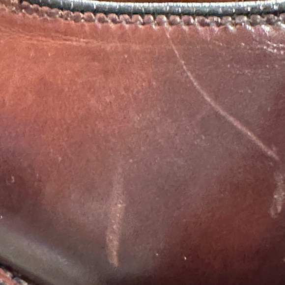 Allen Edmonds Fifth Avenue Cap-toe Oxford Dress Shoe -Dark Chili Leather 12D - Picture 7 of 7